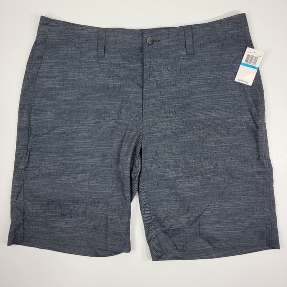 NEW Callaway Geometric Gray Golf Short Men's 36 Stretch Waistband Opti-Dri NWT - Picture 1 of 9